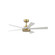 TorchAire 52 inch Indoor/Outdoor Smart Ceiling Fan with LED CCT Select Light Kit (90|FPD8570BS)