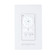 Ceiling Fan Wall Control - 6 Speed DC Motor Fan and Downlight - White (90|TW406)