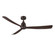 Kute 60 inch Indoor/Outdoor Smart Ceiling Fan - Dark Bronze with Dark Walnut blades (90|FPD8560DZ)