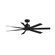 Lenzi 60 inch Indoor/Outdoor Smart Ceiling Fan with LED Light Kit - Black with Black blades (90|FPD7060BL)