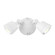 LED 3CCT Double Flood Light in White (128|4-FLOOD-A2-3CCT-WH)
