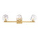 Castello 3-Light Bathroom Vanity Light in Warm Brass (128|8-1239-3-322)