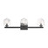 Castello 3-Light Bathroom Vanity Light in Matte Black (128|8-1239-3-BK)
