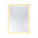 Paulding LED Rectangle Frontlit Mirror with Gold Frame (128|2-1232-24X32)