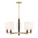 Conrad 5-Light Chandelier in Warm Brass (128|1-4606-5-322)