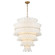 Abigail 29.5'' Aged Brass Chandelier (205|ABI-2008-AG-WH)