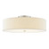 Classic 30'' Drum Semi-Flush (254|FAB-9763-CREM-NCKL)