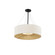 Warren 24'' Drum Pendant (254|FAB-9572-CREM-MBLK)