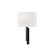 Hamilton ADA 1-Light Wall Sconce (254|FAB-4332-WHTE-MBLK)