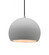Medium Globe 1-Light Pendant (254|CER-6533-BIS-NCKL-BKCD)