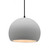 Medium Globe 1-Light Pendant (254|CER-6533-BIS-MBLK-BKCD)