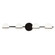 Centric 4-Light Bath Bar (254|FSN-4164-OPAL-MBLK)