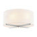 Crossbar 24'' Close-to-ceiling Drum (254|ACR-9526-OPAL-NCKL)