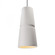 Large Cone 1-Light Pendant (254|CER-6435-BIS-CROM-BKCD)