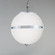 Imperial 17'' Hanging Globe (254|FSN-8040-OPAL-CROM)