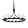 Dakota 15-Light 1-Tier Ring Chandelier (254|FSN-8715-10-SEED-MBLK)