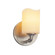 Bronx 1-Light Wall Sconce (254|CNDL-8461-14-CREM-NCKL) Bronx 1-Light Wall Sconce (254|CNDL-8461-14-CREM-NCKL)