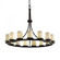 Dakota 15-Light 1-Tier Ring LED Chandelier (254|POR-8715-10-SAWT-MBLK-LED15-10500)