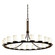 Dakota 21-Light 1-Tier Ring LED Chandelier (254|FSN-8716-10-OPAL-DBRZ-LED21-14700)