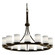 Dakota 15-Light 1-Tier Ring LED Chandelier (254|FSN-8715-10-WEVE-DBRZ-LED15-10500)