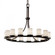 Dakota 15-Light 1-Tier Ring LED Chandelier (254|FSN-8715-10-OPAL-DBRZ-LED15-10500) Dakota 15-Light 1-Tier Ring LED Chandelier (254|FSN-8715-10-OPAL-DBRZ-LED15-10500)
