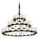 Dakota 45-Light 3-Tier Ring LED Chandelier (254|FSN-8714-10-WEVE-DBRZ-LED45-31500)