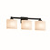 Regency 3-Light Bath Bar (254|FSN-8433-30-OPAL-MBLK)