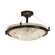 36'' LED Semi-Flush Bowl w/ Ring (254|FAL-9684-35-DBRZ-LED6-6000)