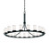 Dakota 21-Light 1-Tier Ring Chandelier (254|FAB-8716-10-WHTE-MBLK)