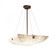 24'' LED Pendant Bowl w/ Large Square w/ Point Finials (254|CLD-9662-25-DBRZ-F4-LED5-5000)