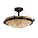 36'' LED Semi-Flush Bowl w/ Ring (254|ALR-9684-35-DBRZ-LED6-6000)