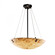 24'' LED Pendant Bowl w/ Pair Square w/ Points Finials (254|ALR-9662-35-MBLK-F3-LED5-5000)