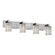 Modular 4-Light Bath Bar (254|WGL-8924-10-GRCB-NCKL)