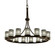 Dakota 15-Light 1-Tier Ring Chandelier (254|WGL-8715-10-GRCB-DBRZ) Dakota 15-Light 1-Tier Ring Chandelier (254|WGL-8715-10-GRCB-DBRZ)