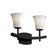 Archway 2-Light Bath Bar (254|POR-8592-30-WAVE-MBLK)