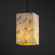 Small 1-Light Pendant (254|ALR-8816-15-ABRS-RIGID)