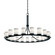 Dakota 21-Light 1-Tier Ring Chandelier (254|FSN-8716-10-WEVE-MBLK)