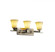 Aero 3-Light Bath Bar (254|CLD-8703-15-MBLK)