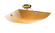 24'' Semi-Flush Bowl w/ LARGE SQUARE W/ POINT FINIALS (254|PNA-9652-25-WAVE-NCKL-F4)