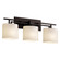 Aero 3-Light Bath Bar (254|FSN-8703-30-OPAL-MBLK)