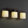 Aero 3-Light Bath Bar (254|CNDL-8703-10-CREM-MBLK)