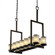 Dakota 14-Light Bridge Chandelier (Tall) (254|GLA-8764-16-WTFR-DBRZ) Dakota 14-Light Bridge Chandelier (Tall) (254|GLA-8764-16-WTFR-DBRZ)