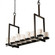 Dakota 14-Light Bridge Chandelier (Tall) (254|FAL-8764-10-DBRZ)