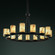 Dakota 15-Light 1-Tier Ring Chandelier (254|FAL-8715-10-MBLK)