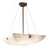 24'' Pendant Bowl w/ Large Square w/ Point Finials (254|CLD-9662-25-DBRZ-F4)
