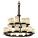 Dakota 21-Light 2-Tier Ring Chandelier (254|ALR-8767-10-DBRZ) Dakota 21-Light 2-Tier Ring Chandelier (254|ALR-8767-10-DBRZ)