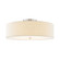Classic 24'' Drum Semi-Flush (254|FAB-9762-CREM-NCKL)