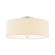 Classic 18'' Drum Semi-Flush (254|FAB-9761-CREM-NCKL)