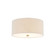 Classic 14'' Drum Flush-Mount (254|FAB-9735-CREM-BRSS)