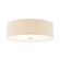 Classic 25'' Drum Flush-Mount (254|FAB-9732-CREM-BRSS)